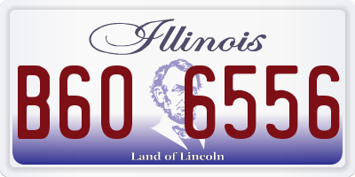 IL license plate B606556