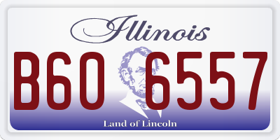 IL license plate B606557