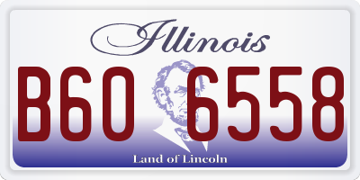 IL license plate B606558
