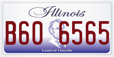 IL license plate B606565