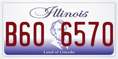 IL license plate B606570