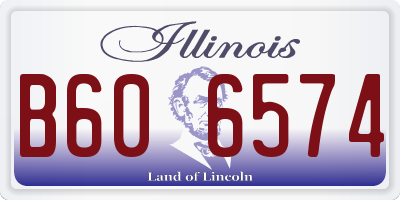 IL license plate B606574