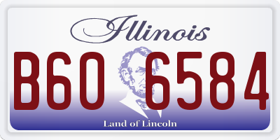 IL license plate B606584