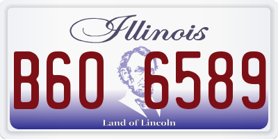 IL license plate B606589