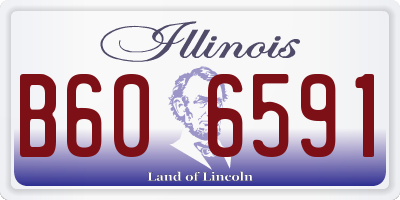 IL license plate B606591