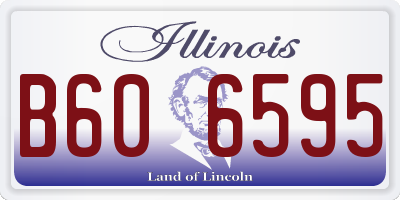IL license plate B606595