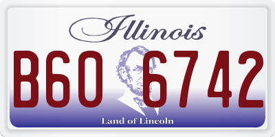 IL license plate B606742
