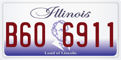 IL license plate B606911