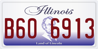 IL license plate B606913