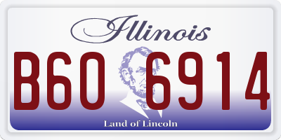 IL license plate B606914