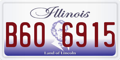 IL license plate B606915