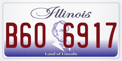 IL license plate B606917