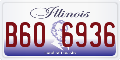 IL license plate B606936
