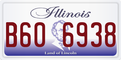IL license plate B606938