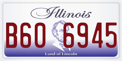 IL license plate B606945