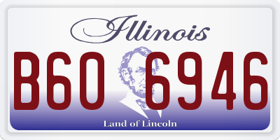 IL license plate B606946