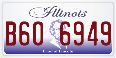 IL license plate B606949