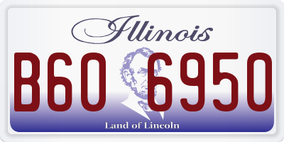 IL license plate B606950