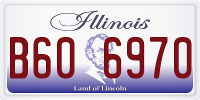 IL license plate B606970