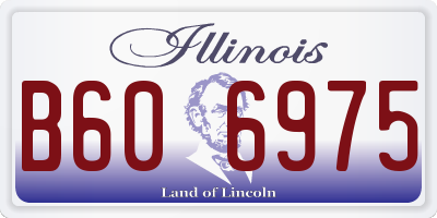 IL license plate B606975