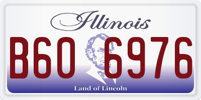 IL license plate B606976