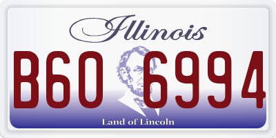 IL license plate B606994