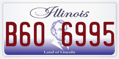 IL license plate B606995
