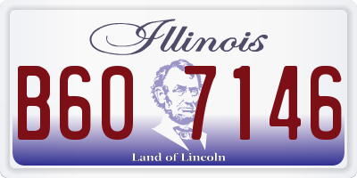 IL license plate B607146
