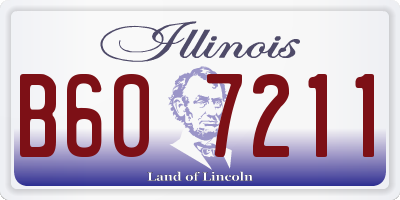 IL license plate B607211