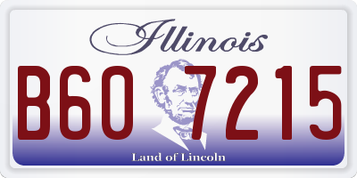 IL license plate B607215