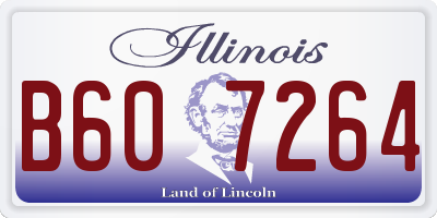 IL license plate B607264