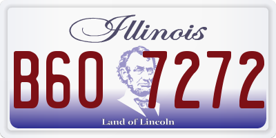 IL license plate B607272