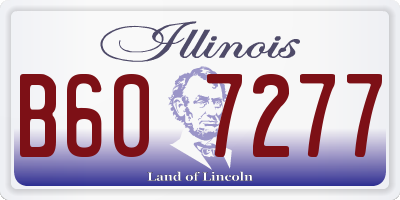 IL license plate B607277