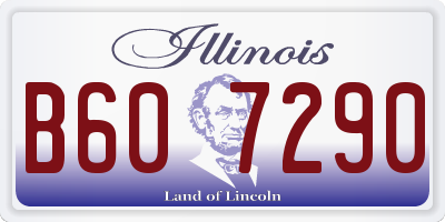 IL license plate B607290