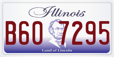 IL license plate B607295