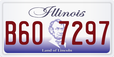 IL license plate B607297