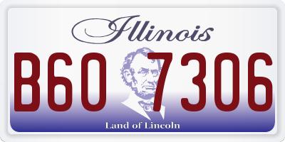 IL license plate B607306