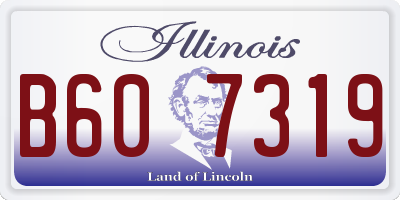 IL license plate B607319