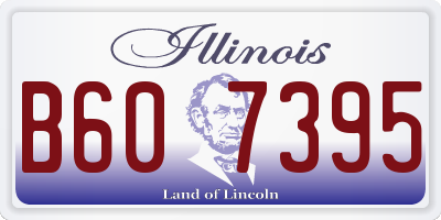 IL license plate B607395