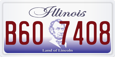IL license plate B607408