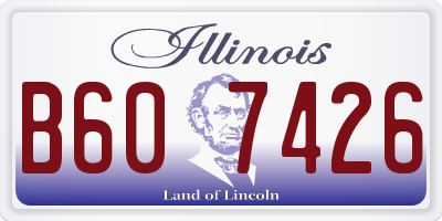 IL license plate B607426