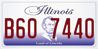 IL license plate B607440