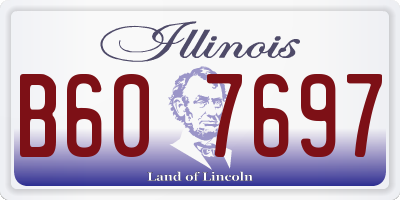 IL license plate B607697