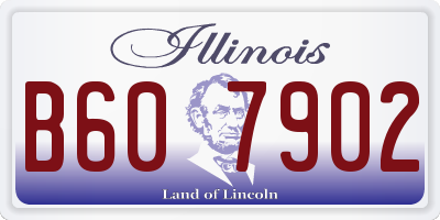 IL license plate B607902