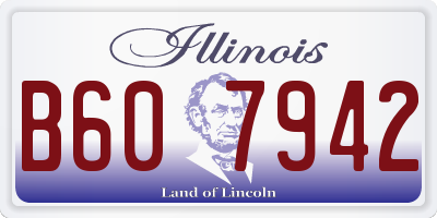 IL license plate B607942