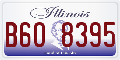 IL license plate B608395
