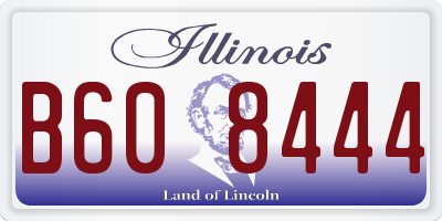 IL license plate B608444
