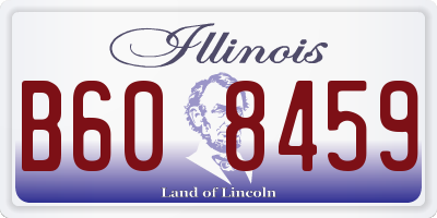 IL license plate B608459