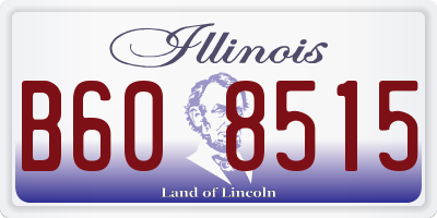 IL license plate B608515