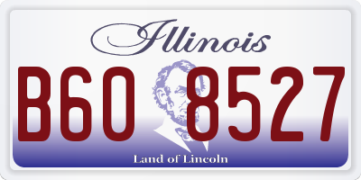 IL license plate B608527
